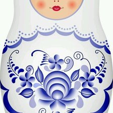 Схема вышивки «Матрёшка красавица 2»