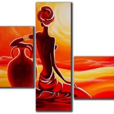 Схема вышивки «закат»