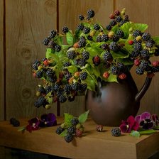 Схема вышивки «Ягодный букет»