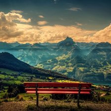 Схема вышивки «скамейка»