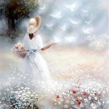 Схема вышивки «очарование лета»