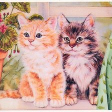 Схема вышивки «на окошке (в рамке)»