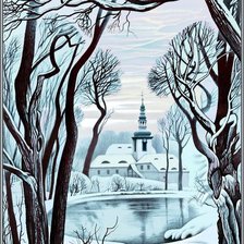 Схема вышивки «winter»