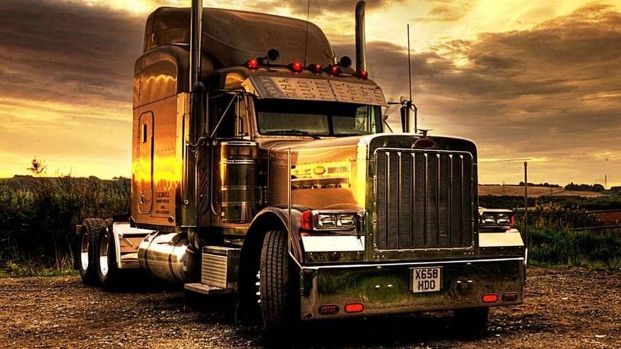 Американский тягач - фура, машина, грузовик - оригинал