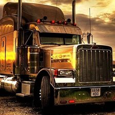 Схема вышивки «Американский тягач»