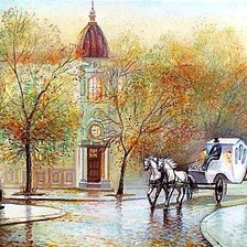 Схема вышивки «Старая Прага.»