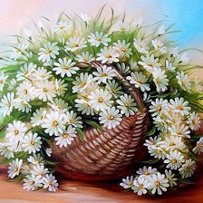 Схема вышивки «Ромашки»