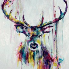 Схема вышивки «Скандинавский олень»