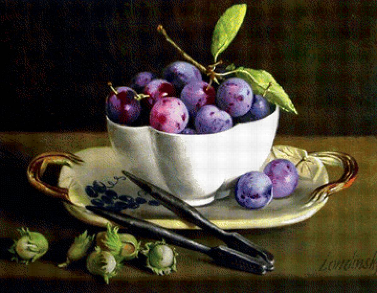 Натюрморт - натюрморт вышивка крестом - предпросмотр