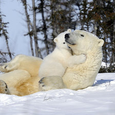 Схема вышивки «Мама и я»