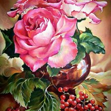 Схема вышивки «Букет Роз»