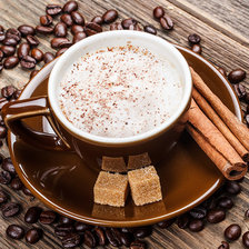 Схема вышивки «Кофе»