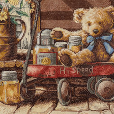 Схема вышивки «Мишка»