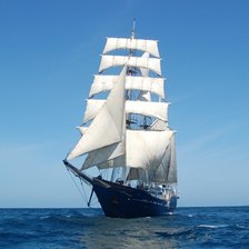 Схема вышивки «ПАРУСНИК 1»