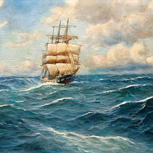 Схема вышивки «ПАРУСНИК 15»