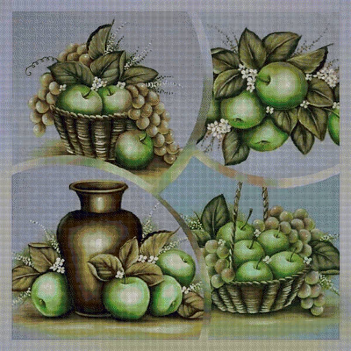 4картинки - композиция, натюрморт, фрукты - предпросмотр