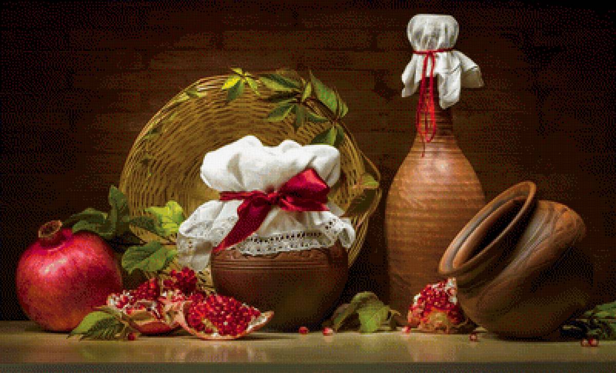 Натюрморт - натюрморт вышивка крестом - предпросмотр