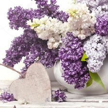 Схема вышивки «Сирень»