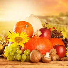 Схема вышивки «осенний урожай»