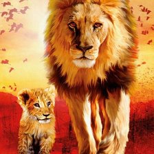 на прогулке с папой