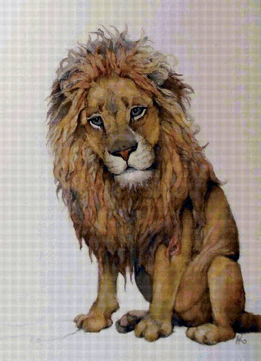 грустный лёва - предпросмотр