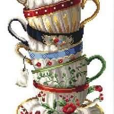 Схема вышивки «Чашки»