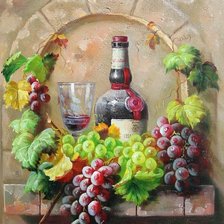 Схема вышивки «"запыленный" натюрморт»