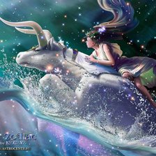 Схема вышивки «телец»