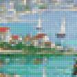 Предпросмотр схемы вышивки «средиземноморский пейзаж» (№1488973)