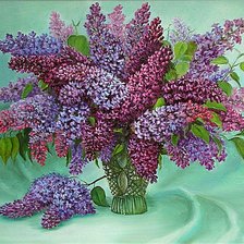 Схема вышивки «Букет сирени»