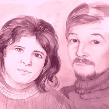 Схема вышивки «родители»