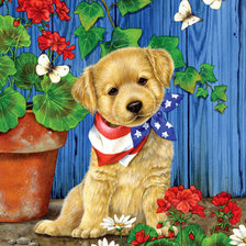 Схема вышивки «Мир животных»