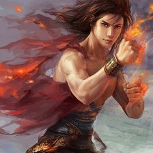 Схема вышивки «Воин»