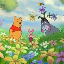 Схема вышивки «Вини Пух»