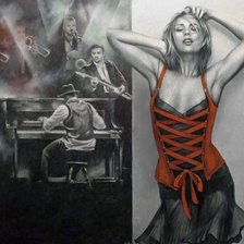 Схема вышивки «кафе»