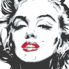 Схема вышивки «Монро»