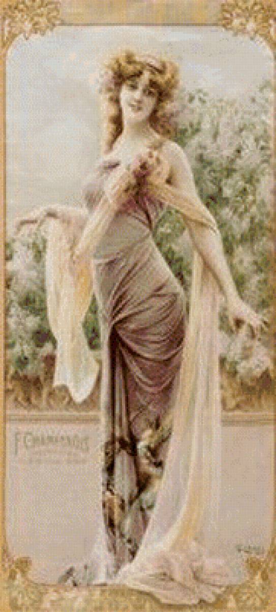 женщина - девушка, женщина, ретро - предпросмотр