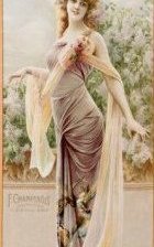 Схема вышивки «женщина»