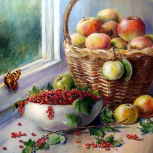 Схема вышивки «дары осени»