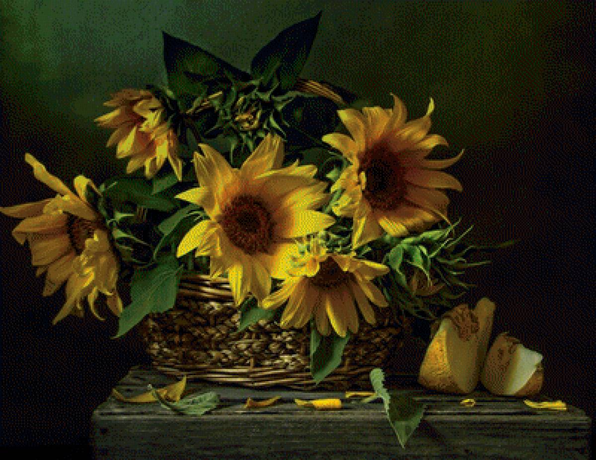 Натюрморт - вышивка крестом - предпросмотр