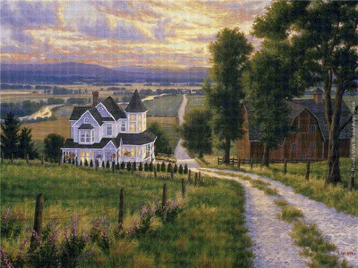 По картине Рэнди ван Бика - пейзаж с тишиной - предпросмотр