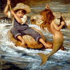 Схема вышивки «Необычный улов»