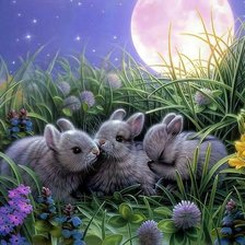 Схема вышивки «Под луной»