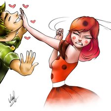 Схема вышивки «тикки и плагг»