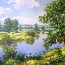 Схема вышивки «природа»