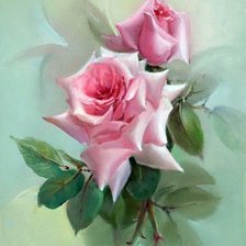 Схема вышивки «розы»