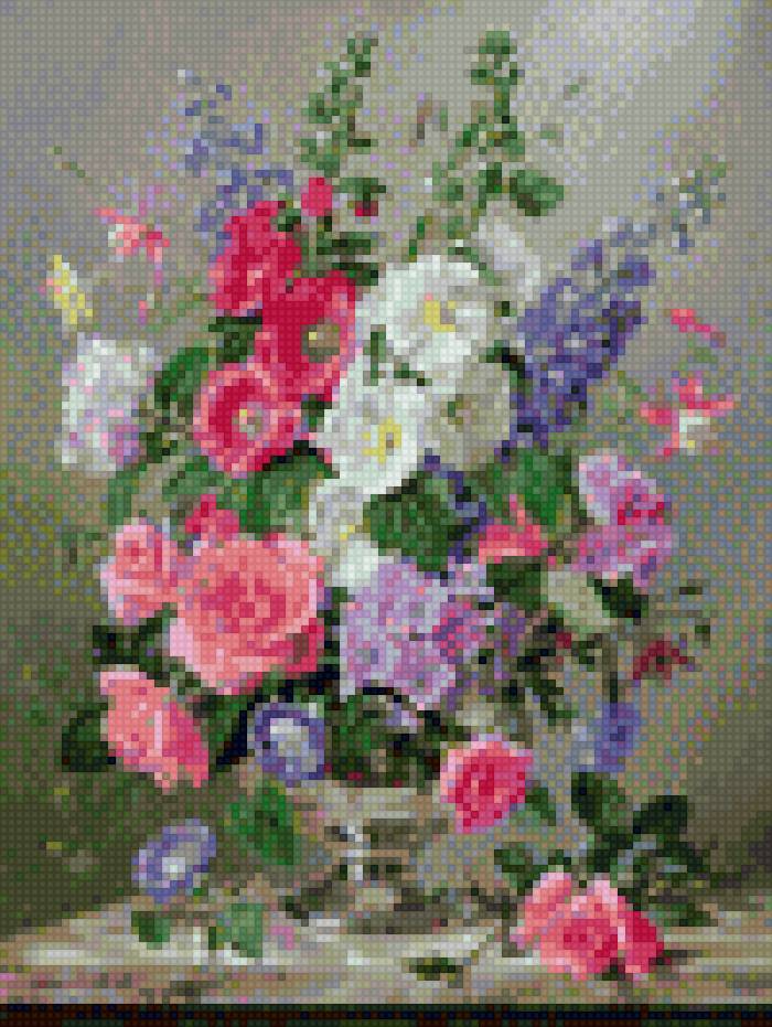 Ваза с цветами - букет, цветы, ваза - предпросмотр