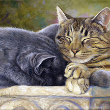 Схема вышивки «Кошка»