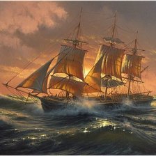 Схема вышивки «Korabli»