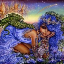 Схема вышивки «картины жозефины уолл»